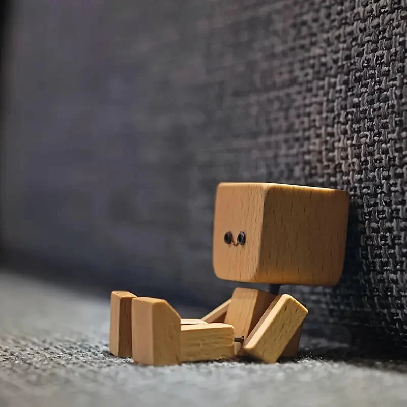 🔥 DERNIER JOUR DE PROMOTION - 50 % DE RÉDUCTION 🔥Charmante petite figurine en bois qui se balance - Image 6