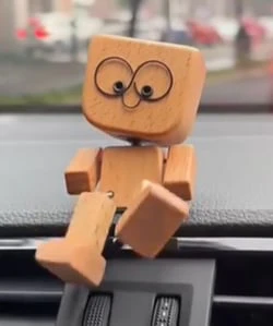 🔥 DERNIER JOUR DE PROMOTION - 50 % DE RÉDUCTION 🔥Charmante petite figurine en bois qui se balance - Image 7