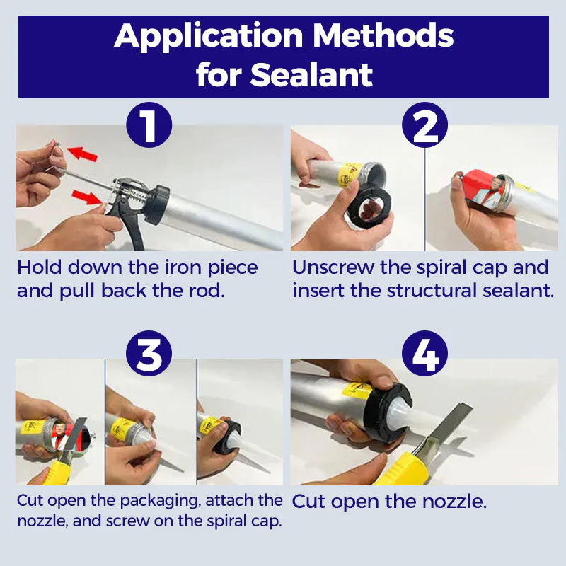 🏆50% de rabais sur les subventions d'été d'une durée limitée⏰Mastic silicone étanche pour usage intérieur et extérieur - Image 7