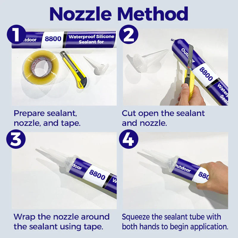 🏆50% de rabais sur les subventions d'été d'une durée limitée⏰Mastic silicone étanche pour usage intérieur et extérieur - Image 8