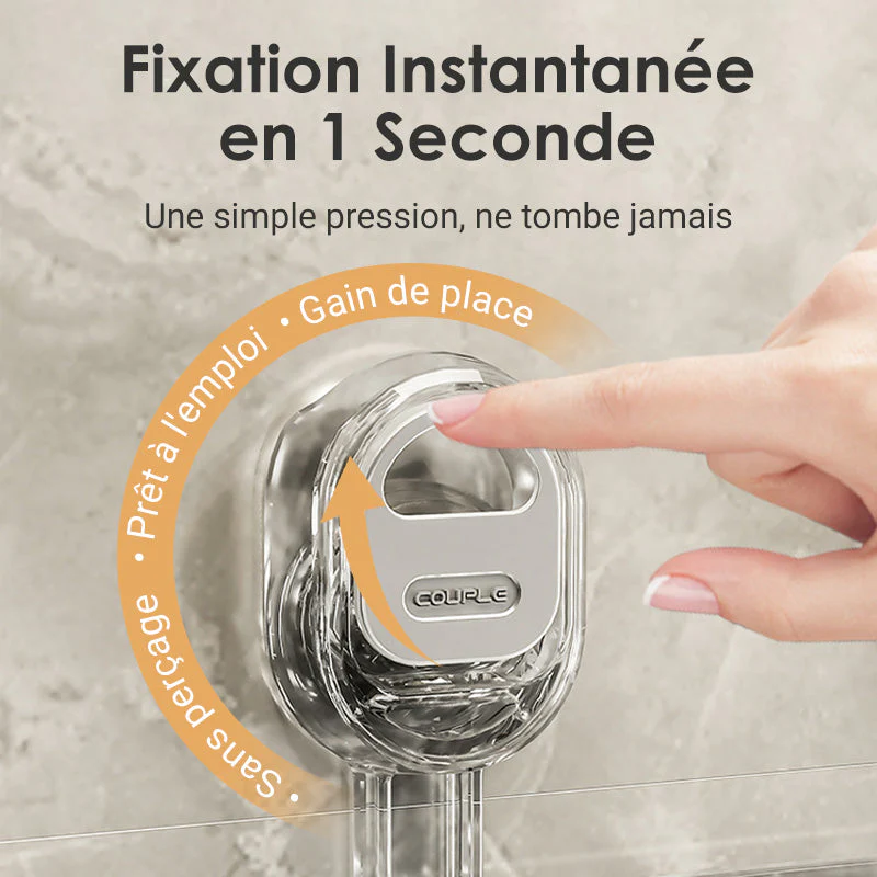 🔥Nouvelle mise à niveau 🍃Support de rangement à ventouse avec trou de drainage📢📢5 dernières heures : Grande vente⏰⏰ - Image 2