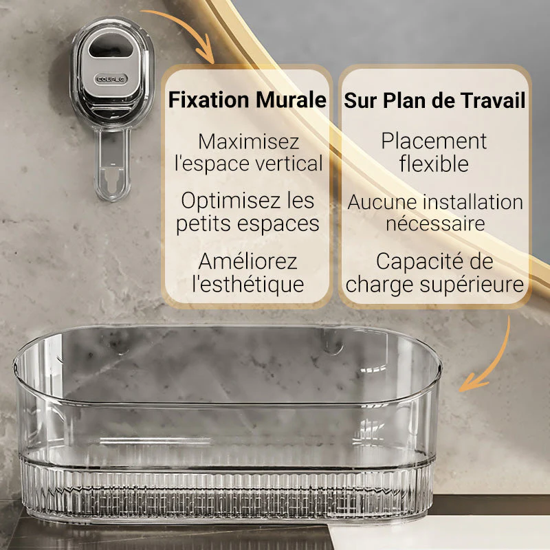 🔥Nouvelle mise à niveau 🍃Support de rangement à ventouse avec trou de drainage📢📢5 dernières heures : Grande vente⏰⏰ - Image 4