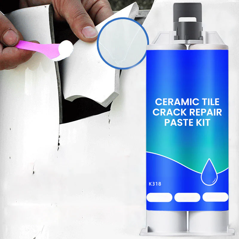 💧Adhésif de réparation multifonctionnel, imperméable et anticorrosion🔥 (convient aux carreaux de sol en céramique, aux murs et aux plans de travail de cuisine) permet de gagner du temps et de réduire les coûts. - Image 2