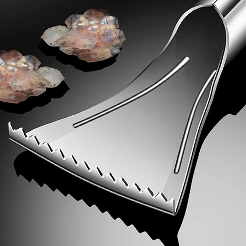 🔥 50% DE RÉDUCTION ! ✨ Décailleur à Poisson en Acier Inoxydable - Lame Dentelée, Manche Antidérapant, N'Abîme Pas la Chair 🐟🔪 - Image 2