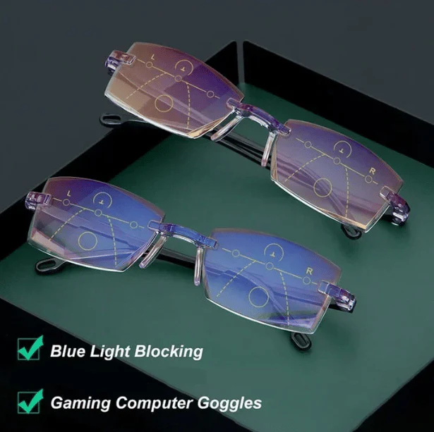 📢📢50 % de réduction !! ⏰Lunettes de sport, ultra-légères, anti-lumière bleue, pour la presbytie✨ - Image 2