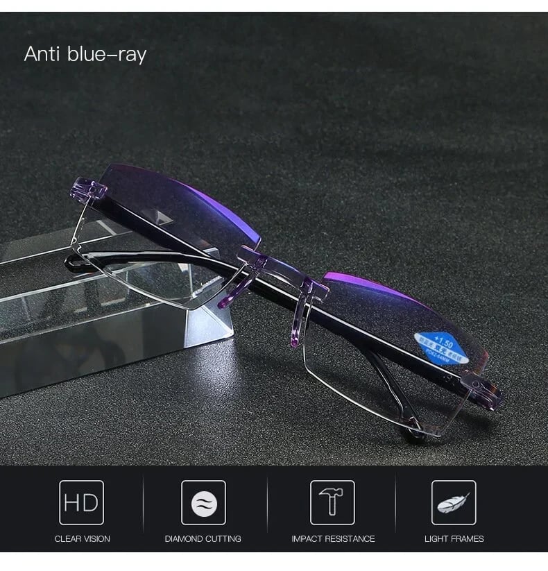 📢📢50 % de réduction !! ⏰Lunettes de sport, ultra-légères, anti-lumière bleue, pour la presbytie✨ - Image 8