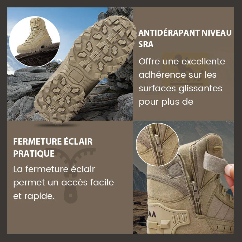🔥Bottes de sport tactiques montantes imperméables et antidérapantes (amélioration de la durabilité) - Image 5