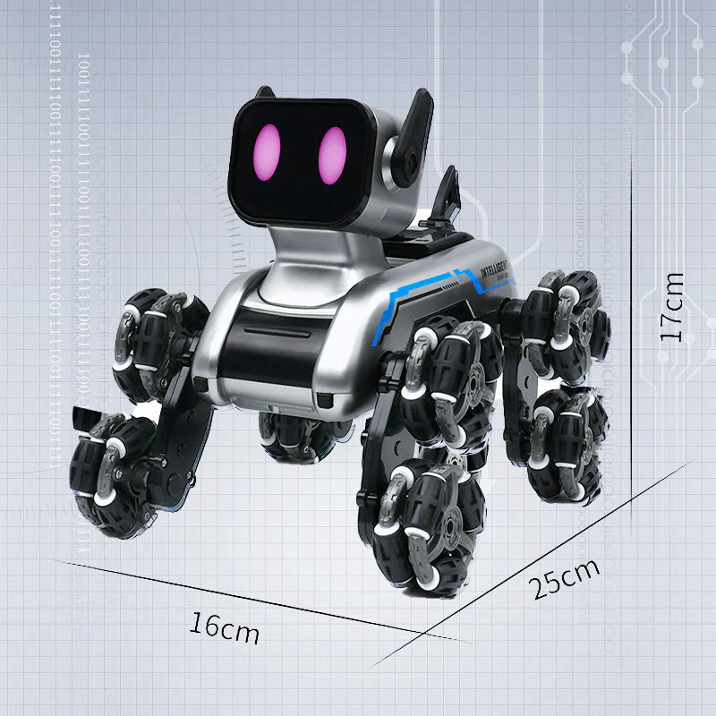 💥Hot Sale Offers🐶Chien robot acrobatique intelligent à huit roues🖤Escalade, transformation, détection de gestes - Image 11