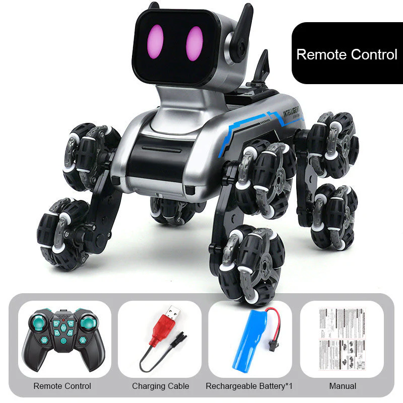 💥Hot Sale Offers🐶Chien robot acrobatique intelligent à huit roues🖤Escalade, transformation, détection de gestes - Image 12