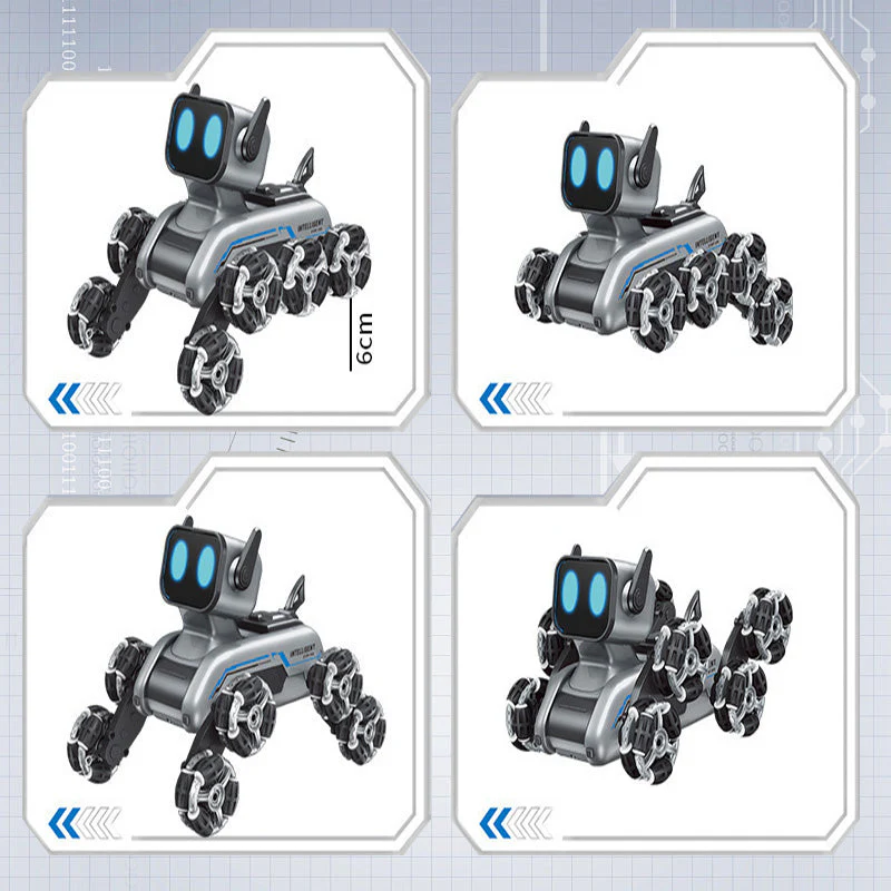 💥Hot Sale Offers🐶Chien robot acrobatique intelligent à huit roues🖤Escalade, transformation, détection de gestes - Image 8