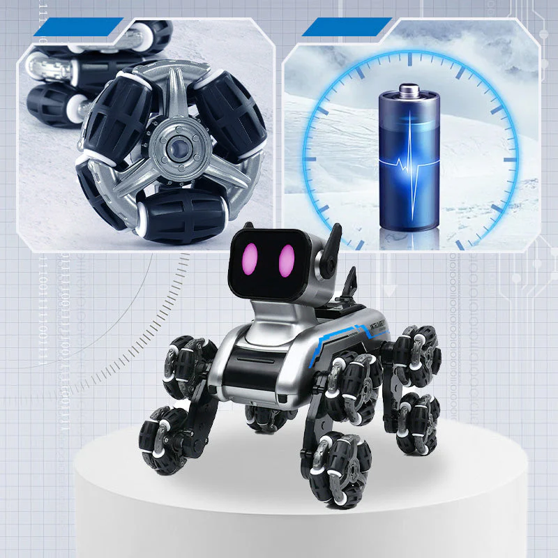 💥Hot Sale Offers🐶Chien robot acrobatique intelligent à huit roues🖤Escalade, transformation, détection de gestes - Image 9