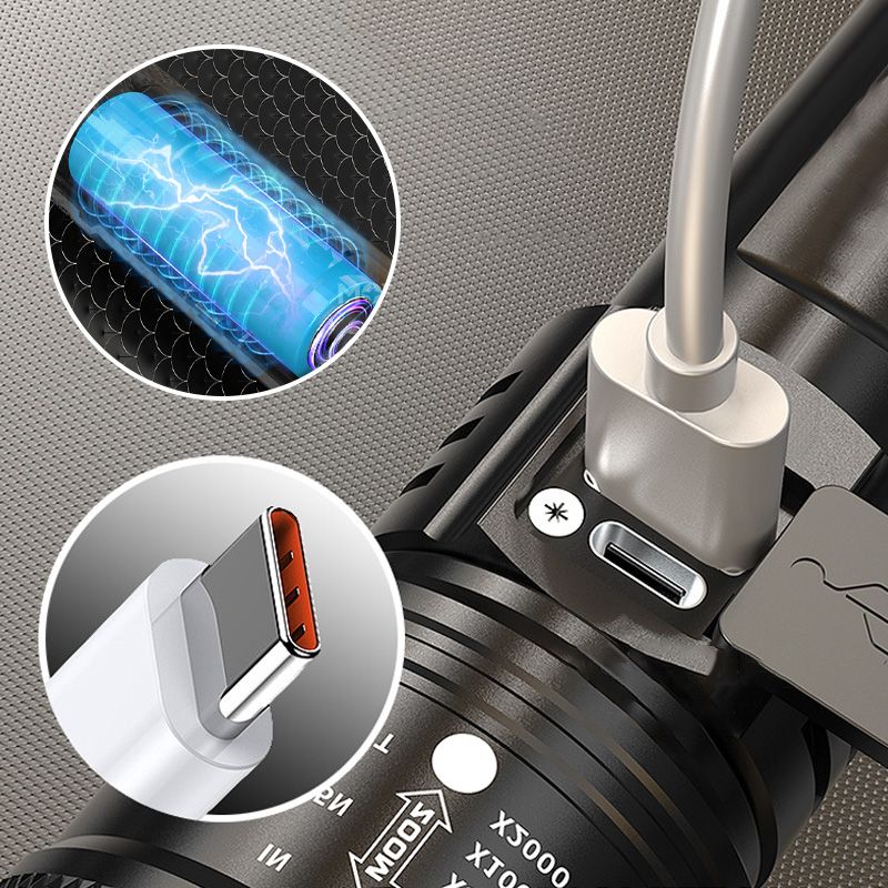 📢📢Achetez-en 2 obtenez-en 1 gratuit⏰Lampe de poche zoomable à lumière super forte - Image 10