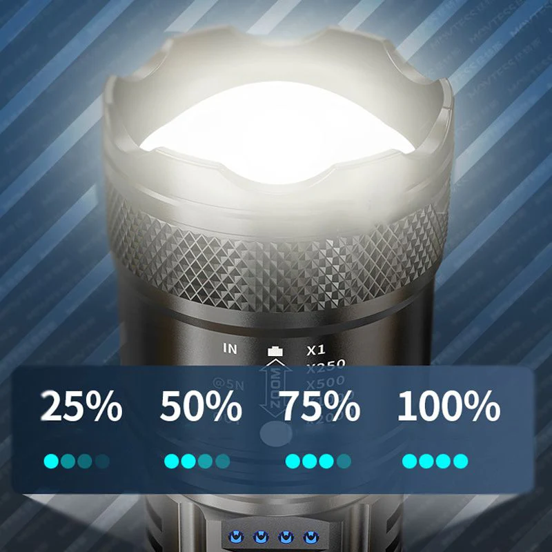 📢📢Achetez-en 2 obtenez-en 1 gratuit⏰Lampe de poche zoomable à lumière super forte - Image 14