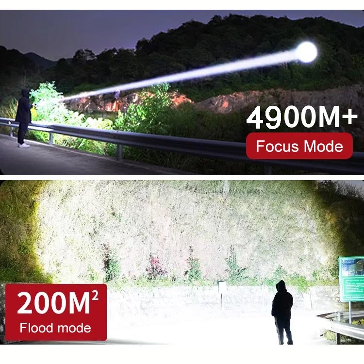 📢📢Achetez-en 2 obtenez-en 1 gratuit⏰Lampe de poche zoomable à lumière super forte - Image 2